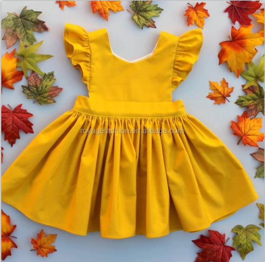 girls mustard dress