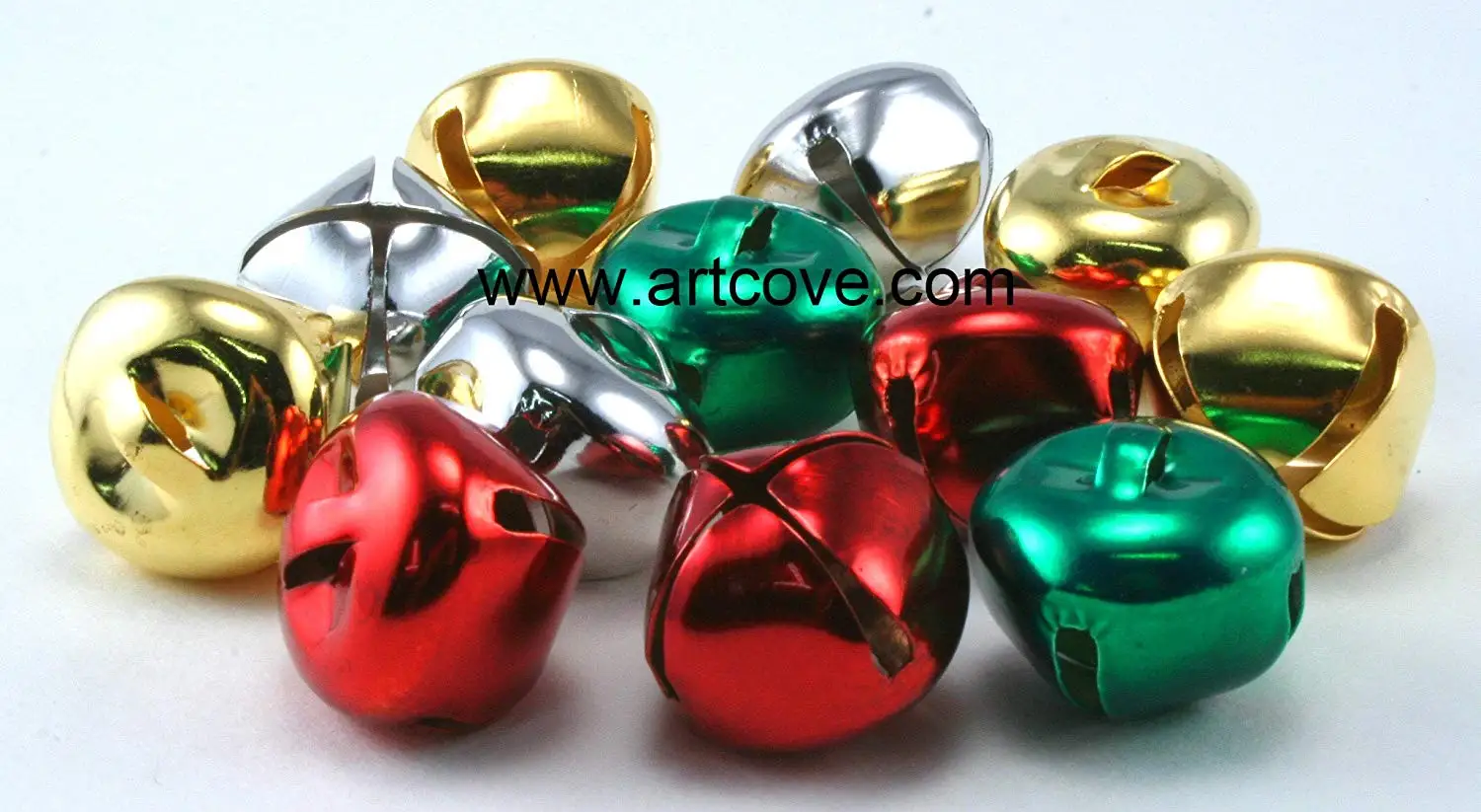 50 PCS 1 Inch//25mm Silver Christmas Jingle Bells Mini Small Bells Bulk for Festival /& Party Decorations//DIY Craft