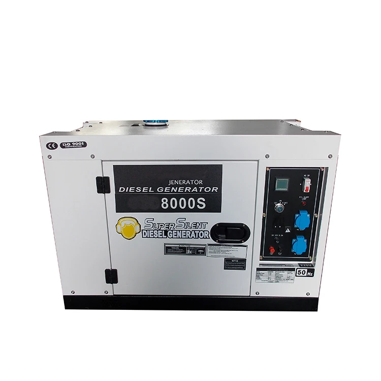 Wholesale 7500w silent diesel generator set price list