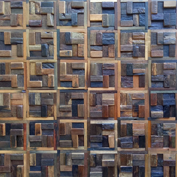 Kitchen Backsplashes Wooden Mosaic Tile On Wood Buy Mosaic Tile On