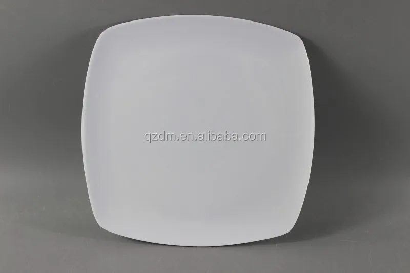 Factory Supply Melamine camping Dinner plate , Solid Color dishes