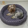 M390 SUPER LUSH pet bed. Cozy basket for dog or cat Pet cave merino cat cave