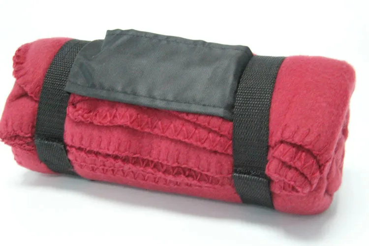 Solid Whip Stitch Thick Fleece Heavy Polar Throw Fleece Blanket In Rolls/roll Up Fleece Blanket