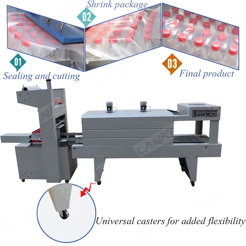 Manufacturer Semi Automatic Vegetable Cucumber Shrink Wrapping Machine