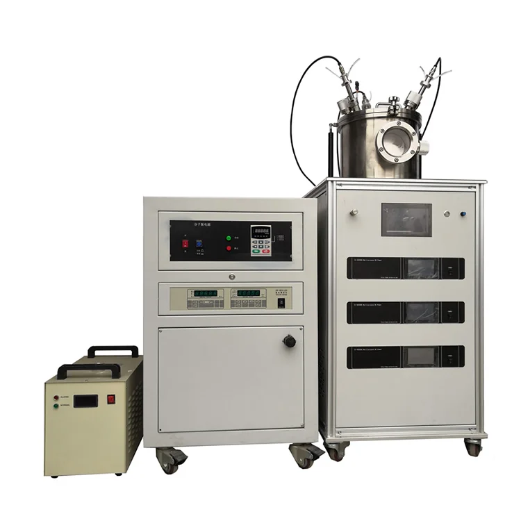 DualHead Plasma Sputtering system with 2" High Vacuum Sputter Source for