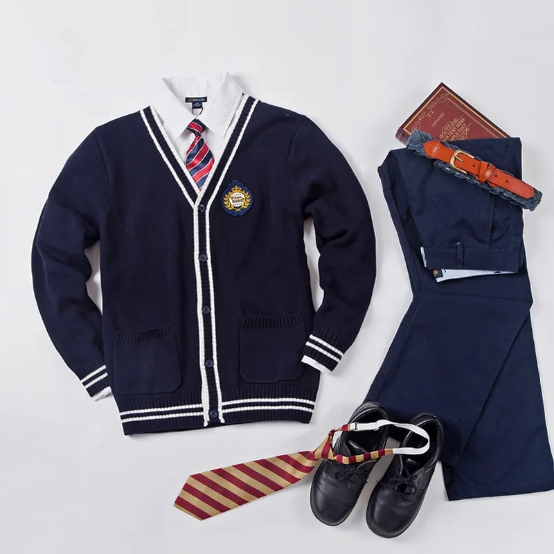 High School Uniform Designs Contain Blazer,Skirt,Sweater,Tie And Pant
