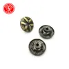 Garment Clothing accessories Custom color material Zinc Alloy denim metal jeans buttons by manufacturer