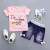 Bulk wholesale kids clothing set cute baby summer clothes fashion children boutique girl clothing set
