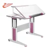 Ergonomic Design Kids child wooden Study Desk Tilting Height adjustable table Children