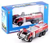 1:50 free wheels diecast metal fire engine with water cannons