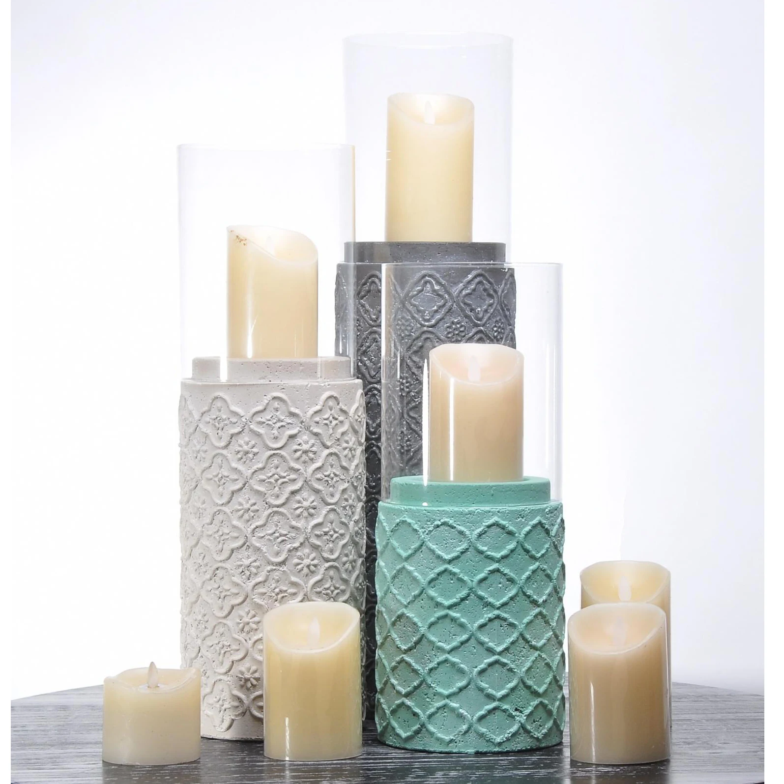 Floral Relief Western Cheap Ceramic Candle Stand,Decoration Candle Holder Tealight Insert Buy