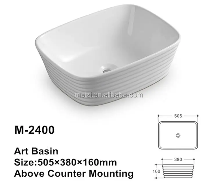Bathroom backwash cera cabinet ceramic artistic basin