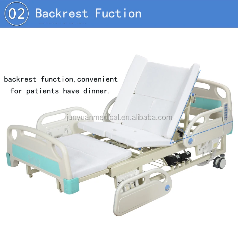 Electric Multi Functional Hospital Bed With Toilet Elderly Commode Bed