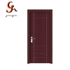 JY-P001 Cheap Price Flush Interior PVC Wooden Door With Variestise Design