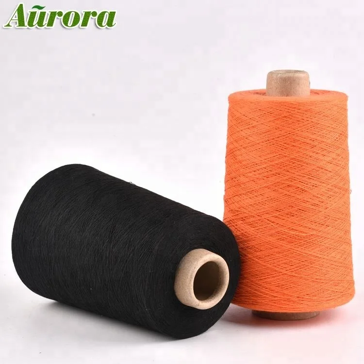 NE10S,NE12S CVC Cheap price white weaving yarn manufacturer cotton polyester yarn for weaving fabric details