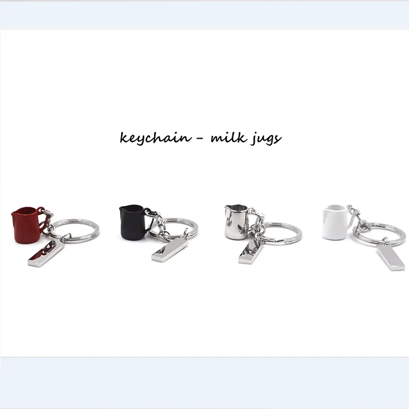 Espresso Accessories Coffee Keychains Mini Coffee Milk Cup Tamper