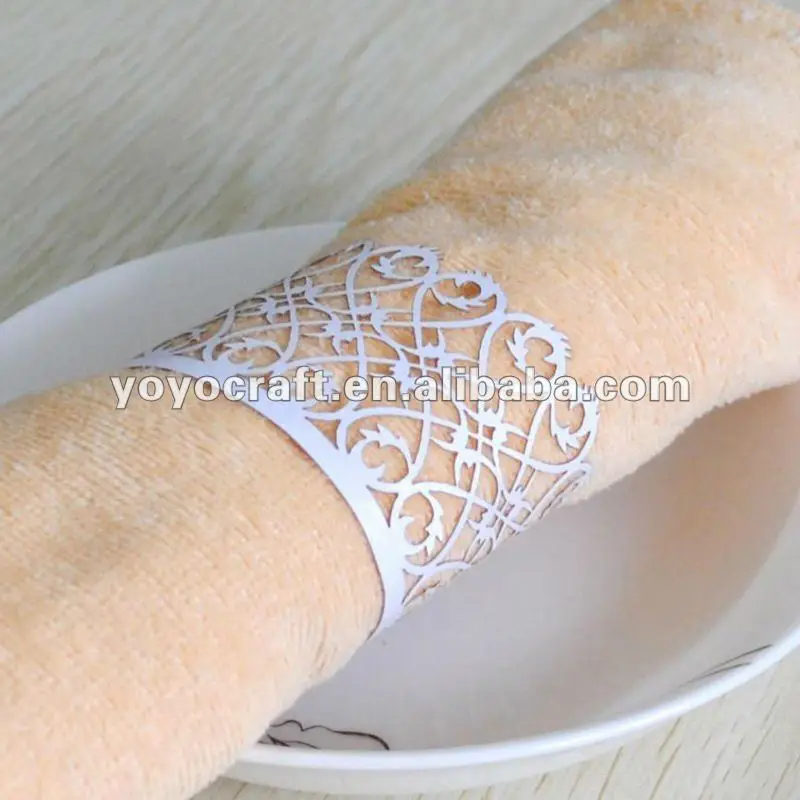 Fascinating New Wedding Rings Paper Wedding Napkin Rings