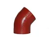 FM UL Black Casting Iron Grooved Fittings for fire fighting