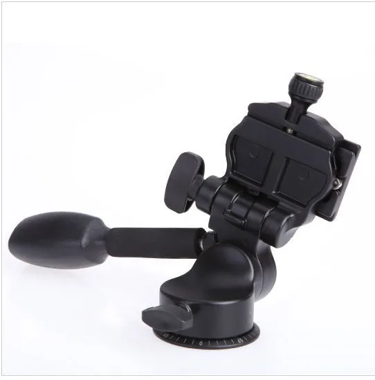 Qzsd 08 Aluminum Video Tripod Ball Head 3 Way Fluid Head Rocker Arm