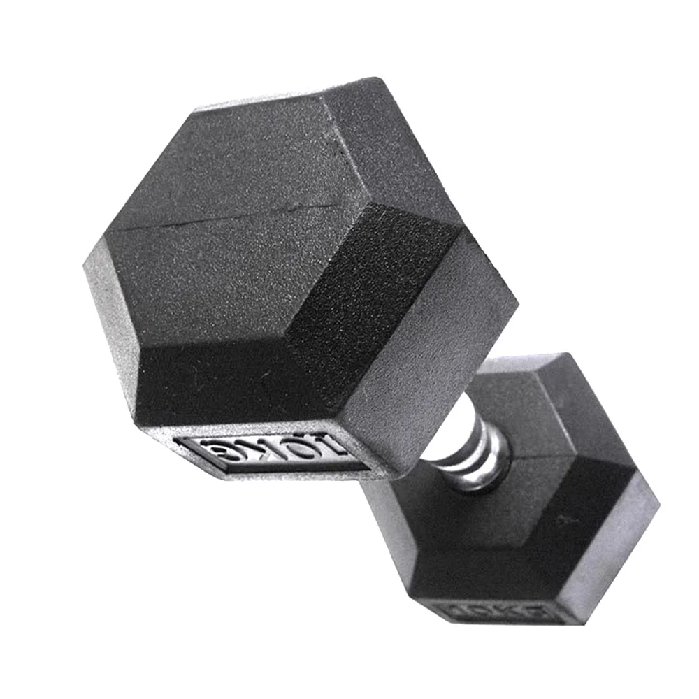 专业橡胶涂层六角哑铃 3 100 磅