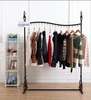 Retail Store shop decoration shop clothes fitting furniture/wood hanger wall clothes display/wall mounted panel stand shelves