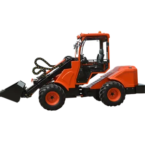 dy1150 mini front loader with hydraulic double-speed wheel motor