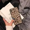 Leopard cover phone for Apple x/xs max pu leather fluffy case for iphone /x/10 covers