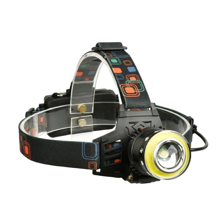 2020 6000 Lumen  T6 USB Waterproof Rotate Zoom Led Rechargeable Headlamp Waterproof Led Headlamp for Camping running