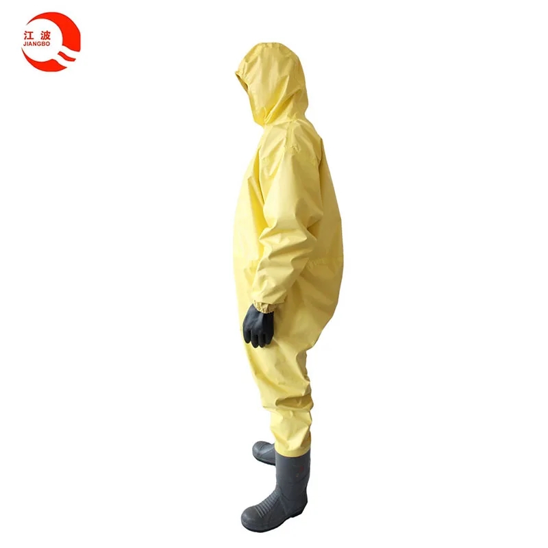 Solas En943 Non Gas Tightness Rubber Chemical Suit With Good Price