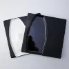 2019 new style black ceramic plates supplier best price inner boat shape restaurant plates black square service tableware dishes
