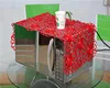 Latest product retro red rectangle 45*85cm microwave oven cover