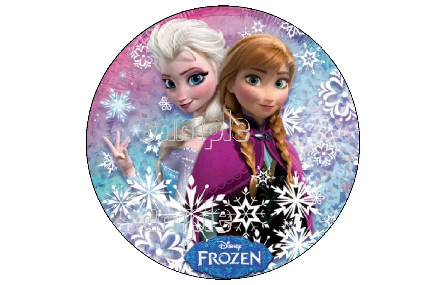 Buy Frozen Anna Elsa Olaf 12ct. EDIBLE IMAGE CUPCAKE
