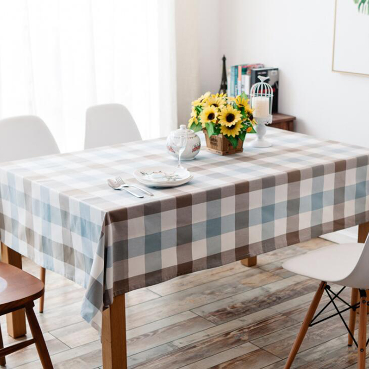 Vinyl Oilcloth Tablecloth Oblong Spillproof Waterproof Wipeable Thick Pvc Oblong Dinner