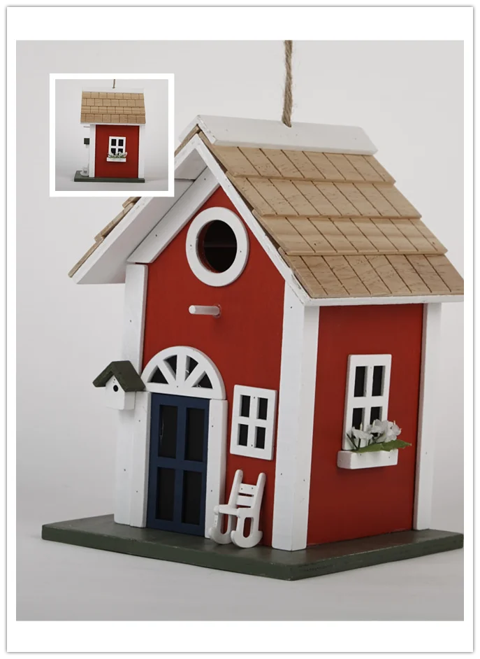 Hanging Bird House Outdoor Garden Decorative Suitful All Seasons - Buy