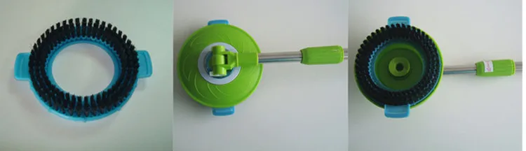 Eco-friendly quick-dry round spin&go smart mop head