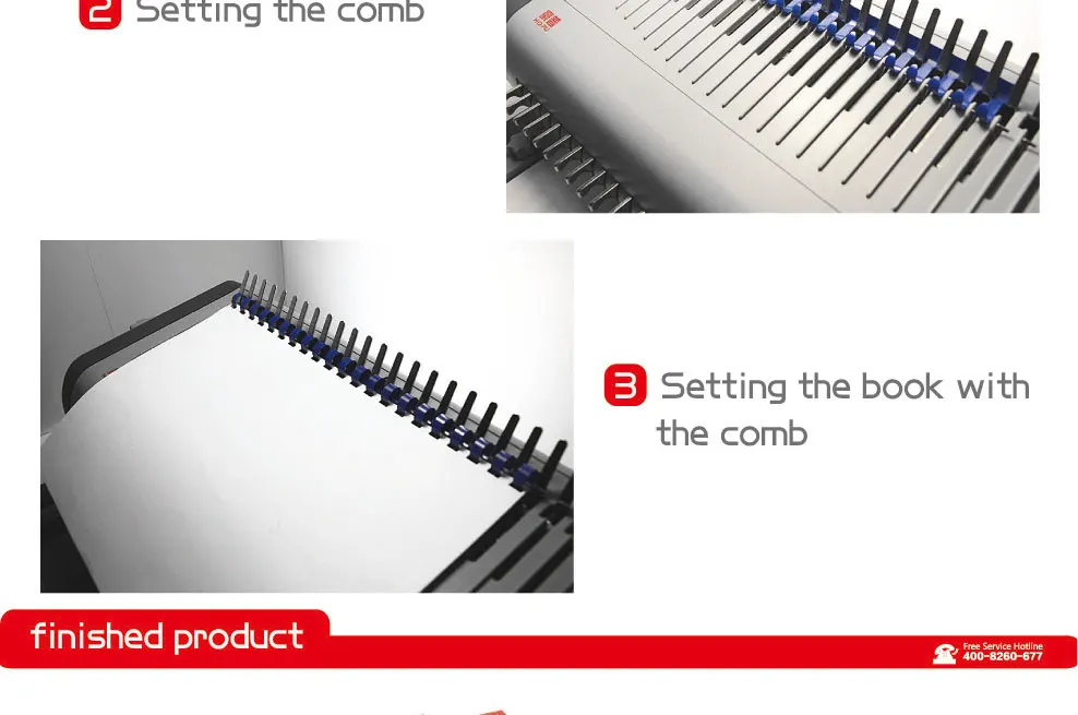 Hard Cover Book Binding Machines Photo Album Binding Machine Edge