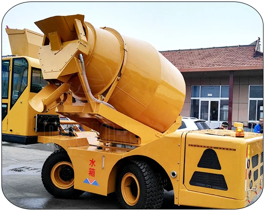 self loading concrete mixer truck