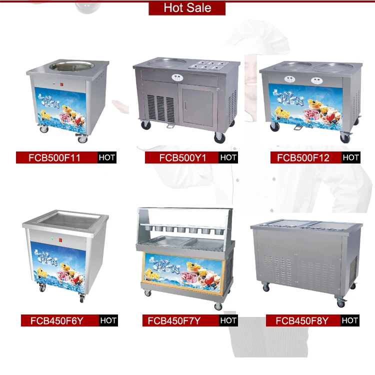 Commercial Fried Ice Cream Roll Freezer Buy Ice Cream Roll Freezer