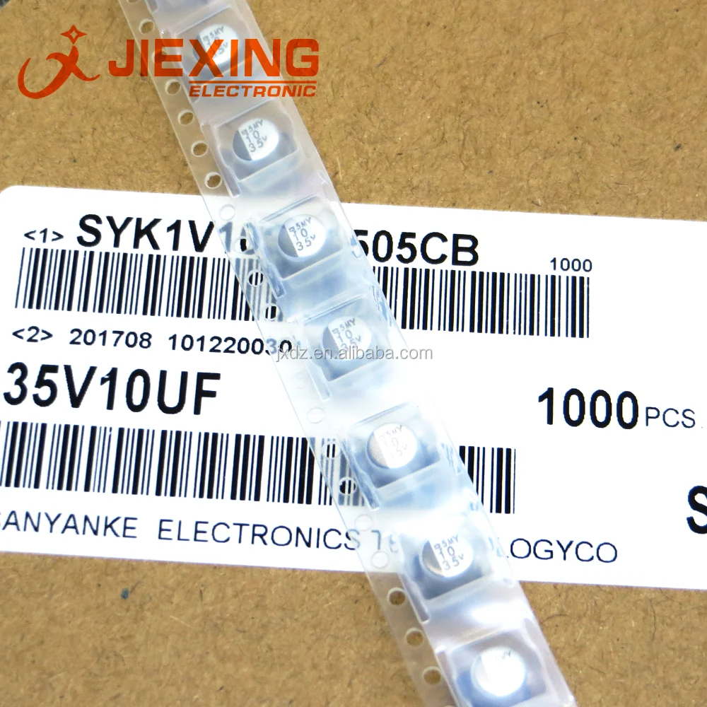1000PCS 63V 10uF 63Volt 10MFD Electrolytic Capacitor 5×11mm Radial