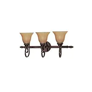 Nuvo Lighting 60/2413 Copper Bronze Three Light Reversible Lighting 25" Wide -MP#GH4498 349Y49HBRG977563