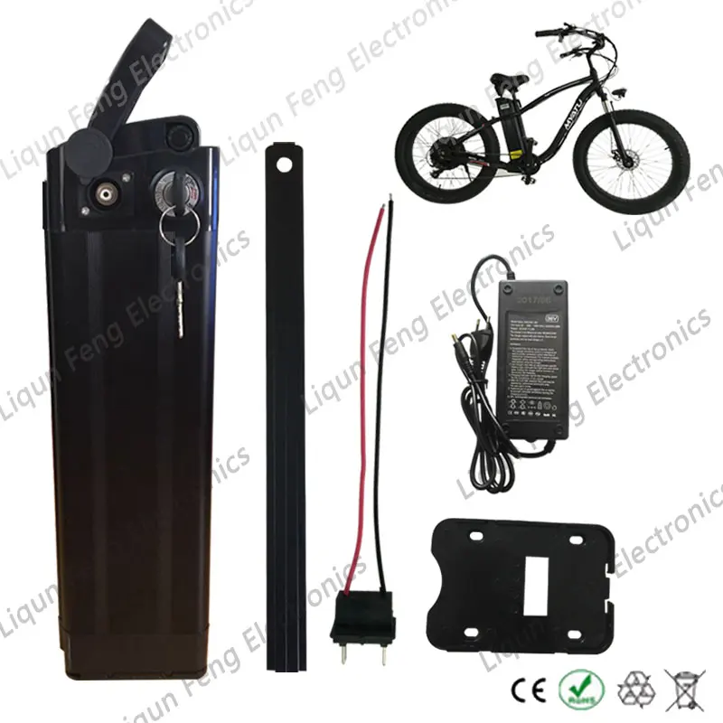 Sale Wholesale 2pcs/lot Bottom Discharge 500W 36V 15AH lithium battery 36V Scooter Electric Bike battery with 42V 2A charger and BMS 11
