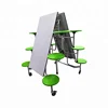 Orizeal 12 seats school cafeteria folding dining table and desk
