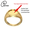Stainless Steel Cheap Wholesale Men's Blank Custom Signet Ring