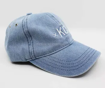 distressed denim cap