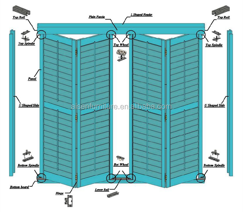 Solid Panel Interior Shutter For Closet Interior Window Louvers Internal Shutters Windows Buy