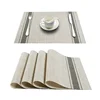 Modern Simplicity PVC Table Mat Placemats Heat Protection Decorative Plate mat Dining Table