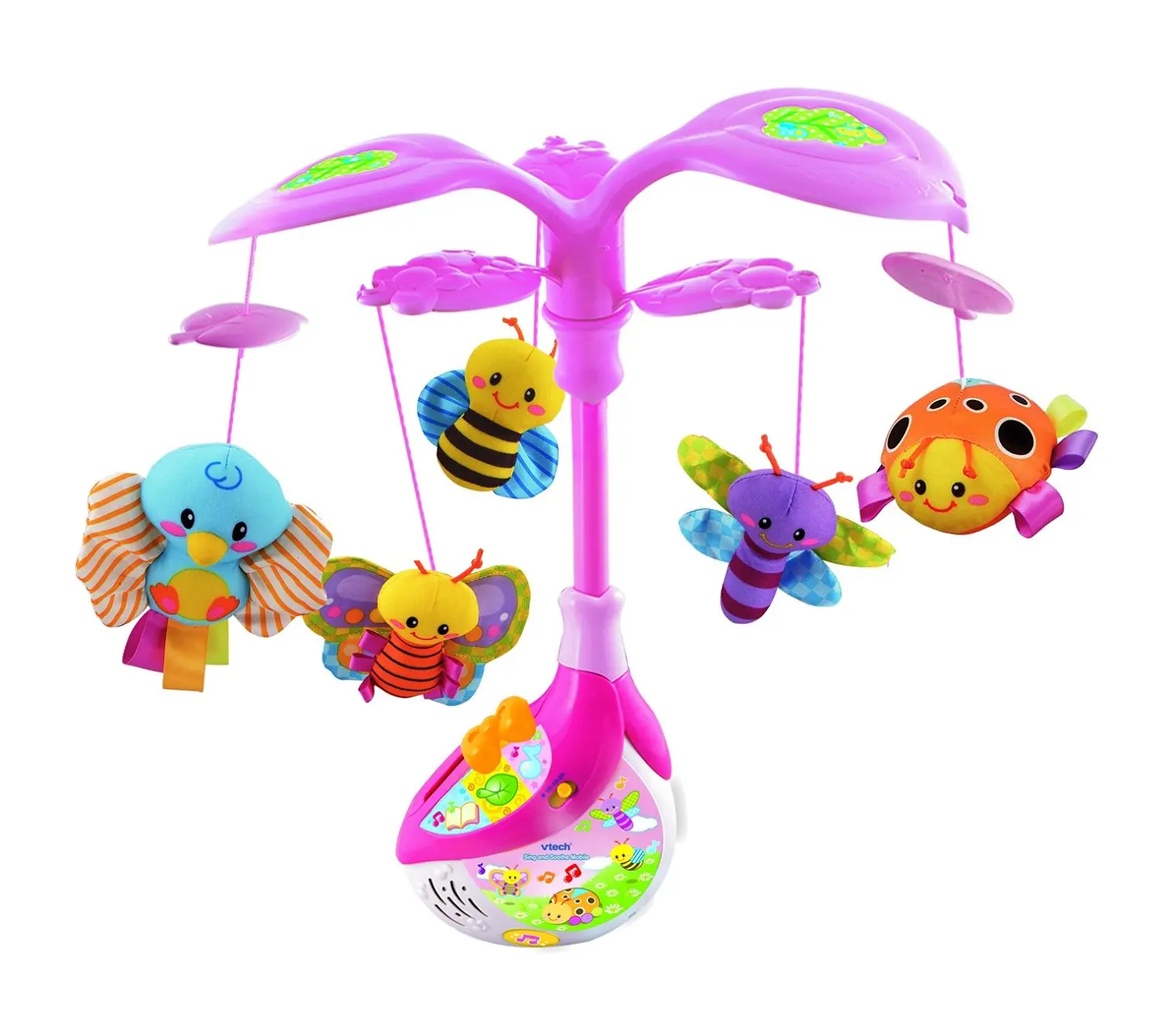vtech sing and soothe musical baby cot mobile