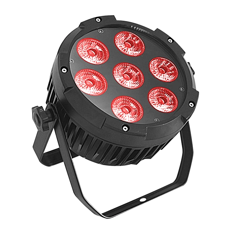 7x18W RGBWA UV 6in1 IP65 Waterproof Hex Par Light Outdoor LED Stage Light for Concert Church Stage Lighting