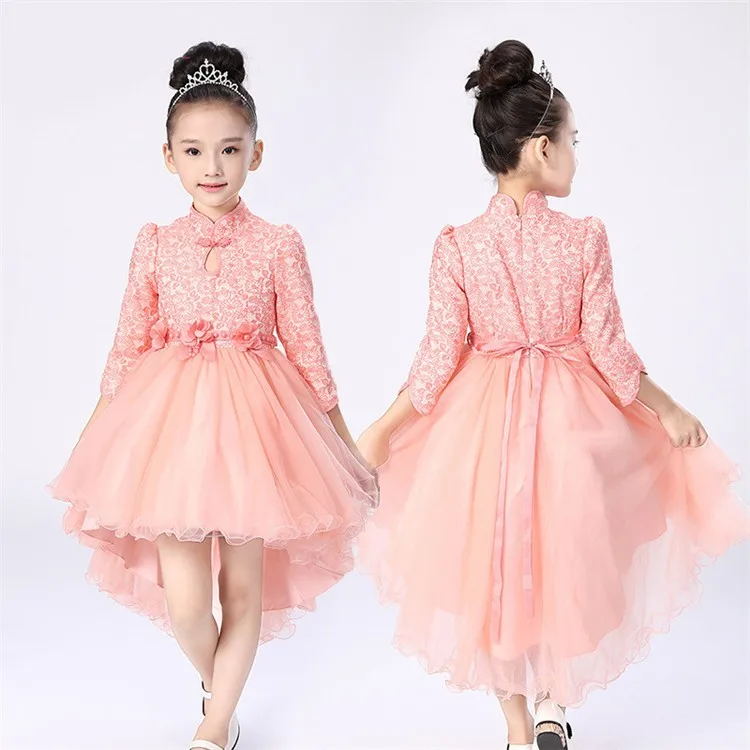 girls long sleeve party dress