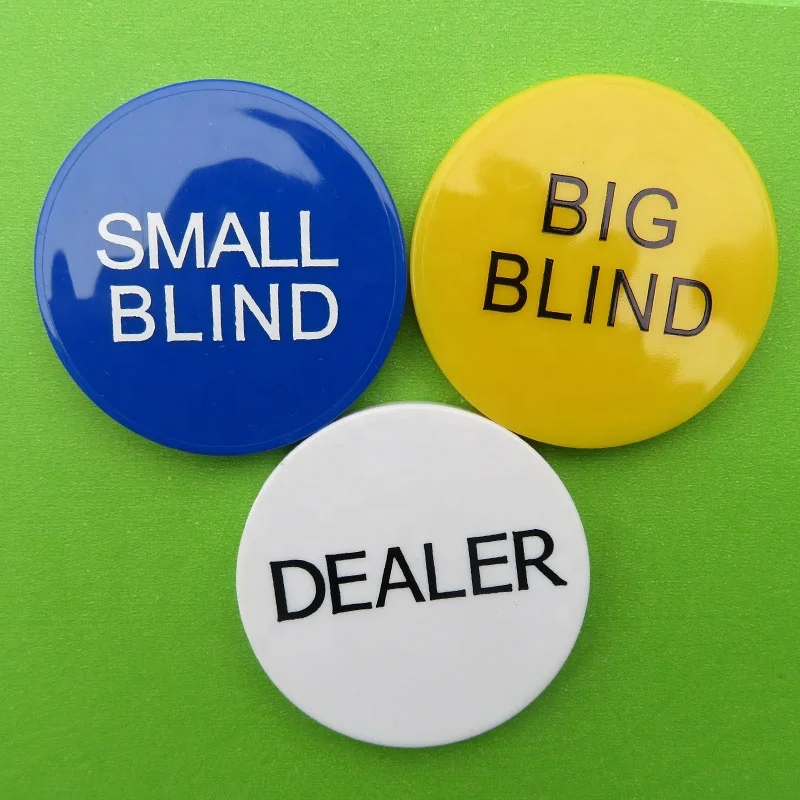 Plastic 50mm Big Blind Small Blind Jetons For Usa Market - Buy 50mm